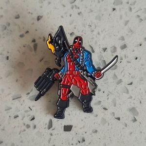 Marvel Deadpool Superhero Pirate Captain Buckaneer Lapel Pin